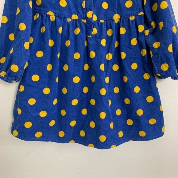 Balabala Toddler Polka Dot Corduroy Dress Little Girls 130/64 Cotton Puff Sleeve - Picture 10 of 13